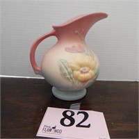 HULL ART PITCHER MARKED #4 7IN