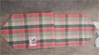 PLAID TABLE RUNNER 72IN