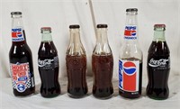 Lot Of Richard Petty Pepsi Bottles Godon Coke