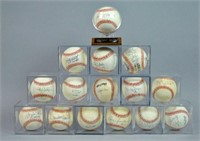 (15) AUTOGRAPHED BASEBALLS