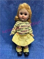 Ginny Vogue Doll (yellow Ginny sweater) -7.5in