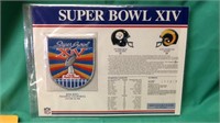 Super Bowl XIV Patch and info