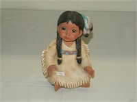Ceramic Indian girl