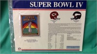 Super Bowl IV Patch and Info