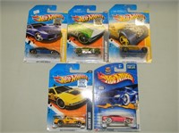 (5) Carded Hot Wheels cars