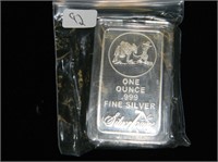 1 oz .999 Fine Silver bar