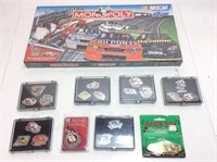 NASCAR MONOPOLY, NEW, EARNHARDT PIN COLLECTION