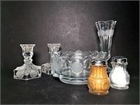 Coin Dot Vase, Bowl & Candle Holders