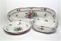 Luneville " Old Strasbourg" Platters & Bowls