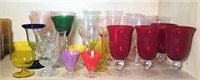 Colored Glass Stemware