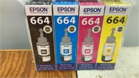 4 Pack Epson 664 Bottled Ink
