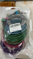 5 pack Braided Lightening cables 6foot