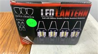 4 pack Gold Armour LED lantern