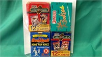 4 Sets of Mini Sets of Sports Cards