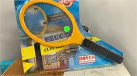 Electronic fly swatted