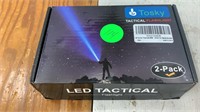 2 pack led tactical flashlight