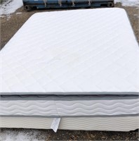 Queen size mattress & b.spring, no frame