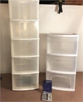 Office,Organizer bins 5 and 3 drawer