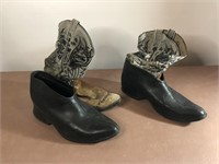 Cowboy Boots,Size 12 with rubber covers