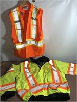 XL Safety Jacket with zip off sleeves/vest