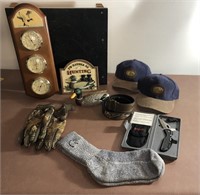 Ducks Unlimited Hats/socks/gloves/belt/maxin knife