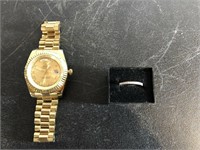 Rolex watch/Ring/not authenticated, as is