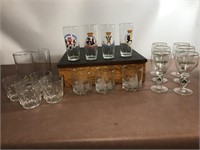 Glasses, Beer glasses, irish coffee glasses