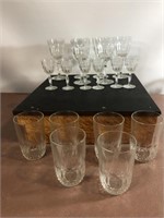 Glasses, wine/sherry/water
