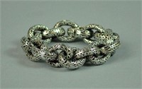 KONSTANTINO STERLING FILIGREE CABLE BRACELET