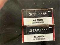 45 ACP - Federal Premium - 230 gr RN