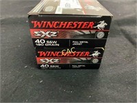 50rds Winchester 40s&w 180gr FMJ