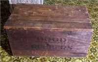 Wooden Box on Wooden Casters