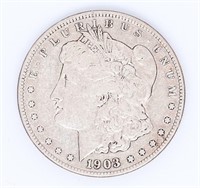 Coin 1903-S  Morgan Silver Dollar In EF