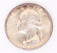Coin 1932-S Washington Quarter In GEM BU