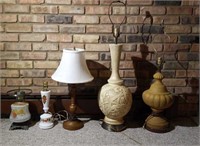 5 Assorted Table Lamps
