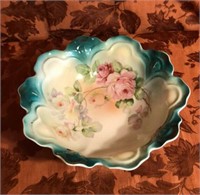 Porcelain Floral Bowl ~ Roses