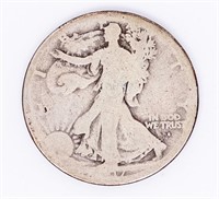 Coin 1917-S Barber Half Dollar - Scarce