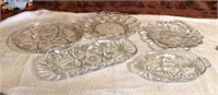 Misc. Lot of Pressed Glass Dishes