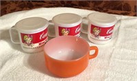 Lot of 4 Soup Cups
