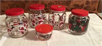 5 Pc. Christmas Jar Set