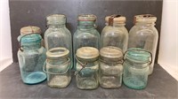 Lot of various sized snap seal jars