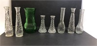 Glass decorative vases