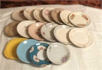 Lot of 18 Assorted Small Saucers
