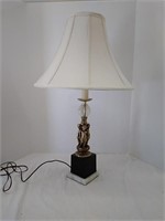 Home Decor Retro Lamp, measures 27 inches tall