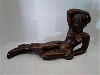Nude Posing Vintage Chalkware Ornament