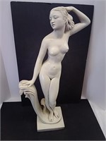 Art Deco Nude Lady Chalkware Ornament