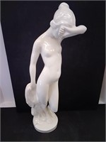 Ceramic Nude Lady, measures 23 inches tall