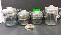 Retro glass coffee pots