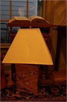 Book Stand, Webster's Dictionary, Atlas, Lamp