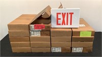 (18) Lightolier Emergency Exit Signs